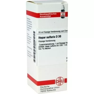 HEPAR SULFURIS Diluizione D 30, 20 ml