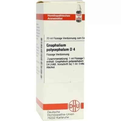 GNAPHALIUM POLYCEPHALUM Diluizione D 4, 20 ml GNAPHALIUM POLYCEPHALUM Diluizione D 4, 20 ml