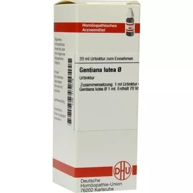 GENTIANA LUTEA Tintura madre, 20 ml
