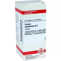 FERRUM METALLICUM D 6 compresse, 80 pz
