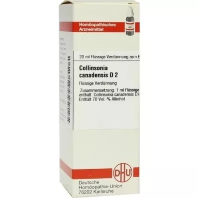 COLLINSONIA CANADENSIS Diluizione D2, 20 ml