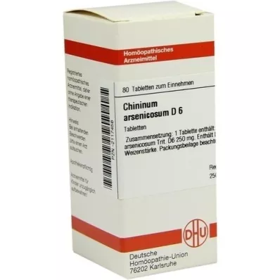CHININUM ARSENICOSUM D 6 compresse, 80 pz