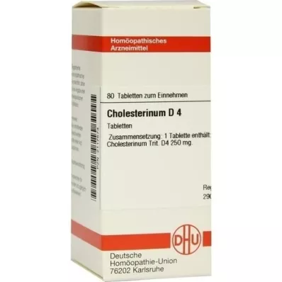 CHOLESTERINUM D 4 compresse, 80 pz