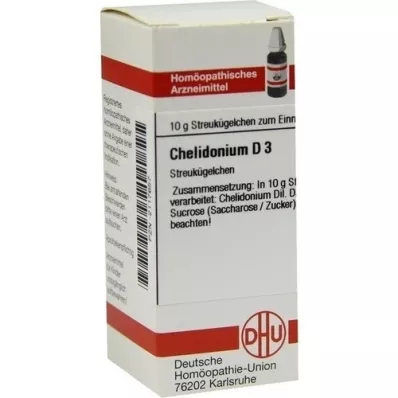 CHELIDONIUM D 3 globuli, 10 g CHELIDONIUM D 3 globuli, 10 g