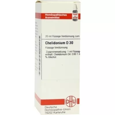 CHELIDONIUM Diluizione D 30, 20 ml CHELIDONIUM Diluizione D 30, 20 ml