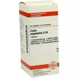 CARBO VEGETABILIS D 30 compresse, 80 pz