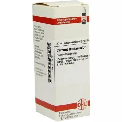 CARDUUS MARIANUS Diluizione D 1, 20 ml CARDUUS MARIANUS Diluizione D 1, 20 ml