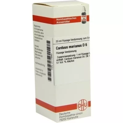 CARDUUS MARIANUS D 6 Diluizione, 20 ml CARDUUS MARIANUS D 6 Diluizione, 20 ml