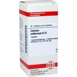 CALCIUM SULFURICUM D 12 compresse, 80 pz