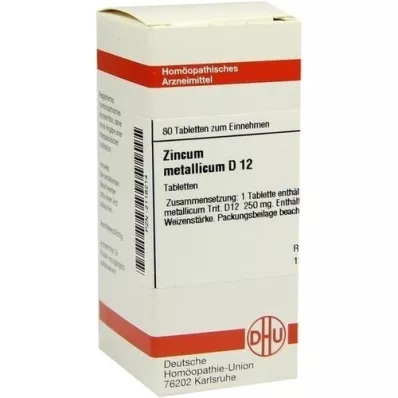ZINCUM METALLICUM D 12 compresse, 80 pz ZINCUM METALLICUM D 12 compresse, 80 pz
