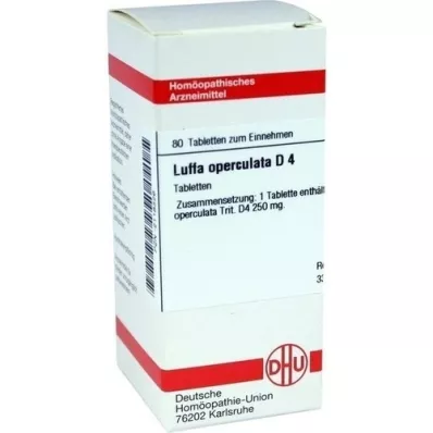 LUFFA OPERCULATA D 4 compresse, 80 pz