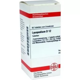LYCOPODIUM D 12 compresse, 80 pz