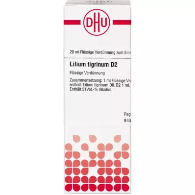 LILIUM TIGRINUM Diluizione D2, 20 ml LILIUM TIGRINUM Diluizione D2, 20 ml