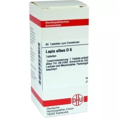 LAPIS ALBUS D 6 compresse, 80 pz LAPIS ALBUS D 6 compresse, 80 pz