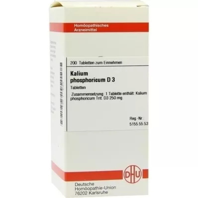 KALIUM PHOSPHORICUM D 3 compresse, 200 pz
