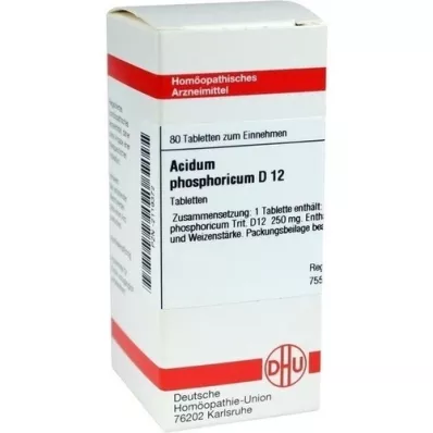 ACIDUM PHOSPHORICUM D 12 compresse, 80 pz