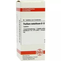 THALLIUM METALLICUM D 12 compresse, 80 pz