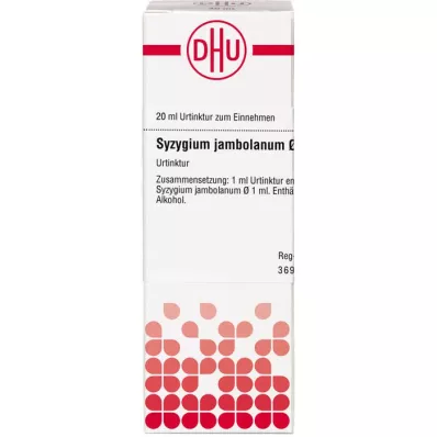 SYZYGIUM JAMBOLANUM Tintura madre D 1, 20 ml
