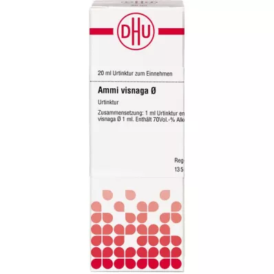 AMMI VISNAGA Tintura madre D 1, 20 ml