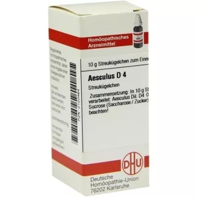 AESCULUS D 4 globuli, 10 g AESCULUS D 4 globuli, 10 g