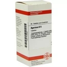 AGARICUS D 6 compresse, 80 pz