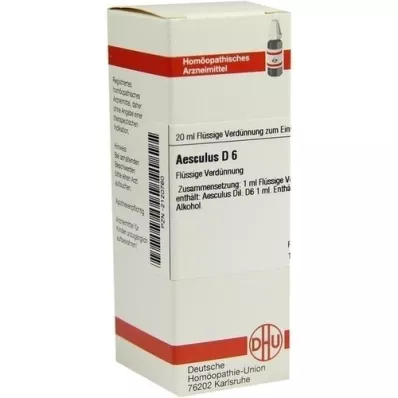 AESCULUS D 6 Diluizione, 20 ml