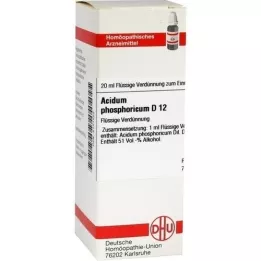 ACIDUM PHOSPHORICUM Diluizione D 12, 20 ml