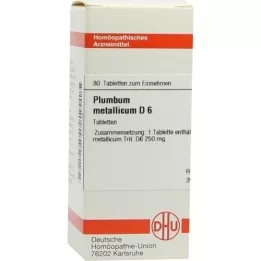 PLUMBUM METALLICUM D 6 compresse, 80 pz
