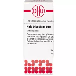NAJA TRIPUDIANS D 10 globuli, 10 g