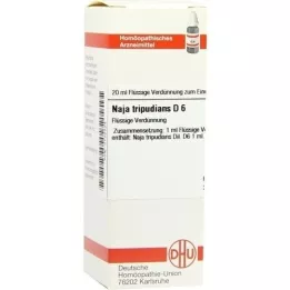 NAJA TRIPUDIANS D 6 Diluizione, 20 ml