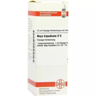 NAJA TRIPUDIANS D 6 Diluizione, 20 ml