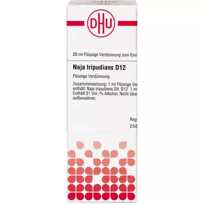 NAJA TRIPUDIANS Diluizione D 12, 20 ml
