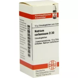 NATRIUM CARBONICUM D 30 globuli, 10 g