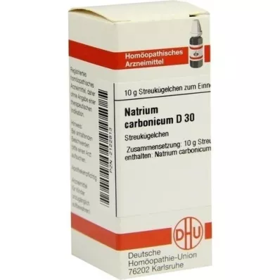 NATRIUM CARBONICUM D 30 globuli, 10 g