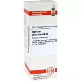 NATRIUM CHLORATUM Diluizione D 30, 20 ml