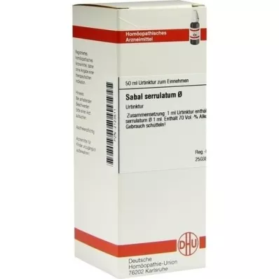 SABAL SERRULATUM Tintura madre, 50 ml SABAL SERRULATUM Tintura madre, 50 ml