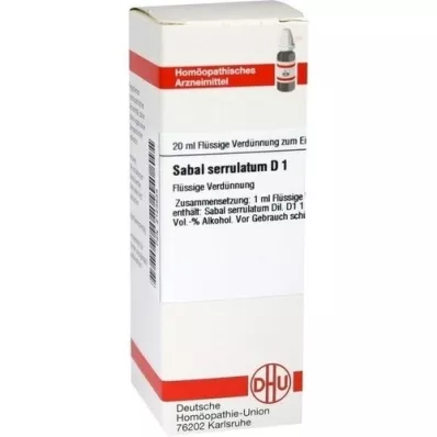SABAL SERRULATUM Diluizione D 1, 20 ml