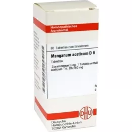 MANGANUM ACETICUM D 6 compresse, 80 pz
