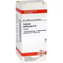 CALCIUM SULFURICUM D 6 compresse, 80 pz