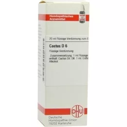 CACTUS D 6 Diluizione, 20 ml