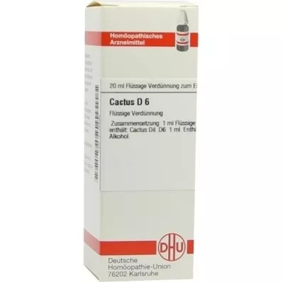 CACTUS D 6 Diluizione, 20 ml