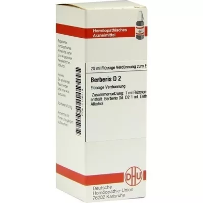 BERBERIS Diluizione D2, 20 ml BERBERIS Diluizione D2, 20 ml