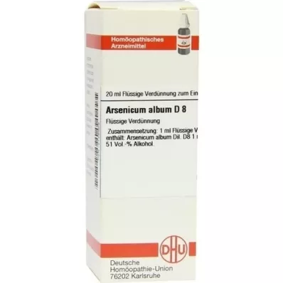 ARSENICUM ALBUM Diluizione D8, 20 ml