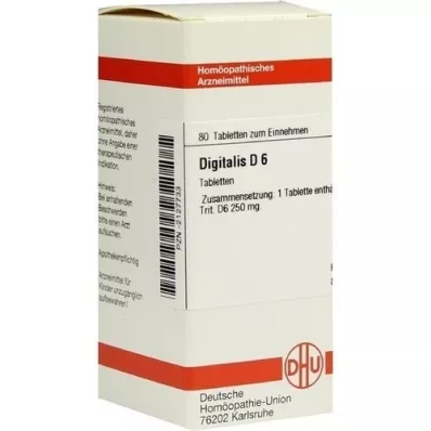 DIGITALIS D 6 compresse, 80 pz