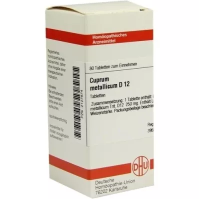 CUPRUM METALLICUM D 12 compresse, 80 pz CUPRUM METALLICUM D 12 compresse, 80 pz