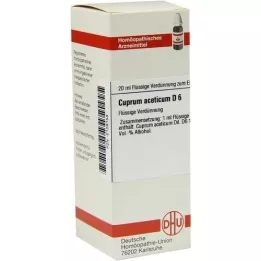 CUPRUM ACETICUM D 6 Diluizione, 20 ml