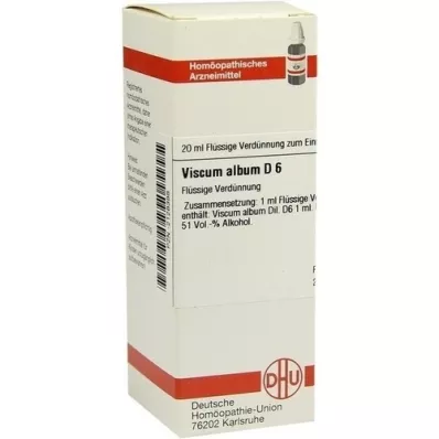 VISCUM ALBUM D 6 Diluizione, 20 ml VISCUM ALBUM D 6 Diluizione, 20 ml