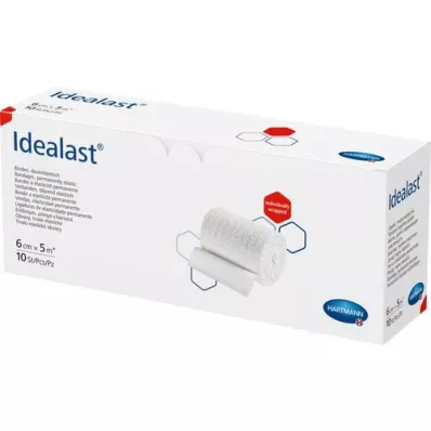 IDEALAST Benda 6 cmx5 m bianca, 1 pezzo