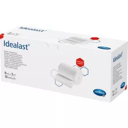 IDEALAST Benda 8 cmx5 m bianca, 1 pezzo