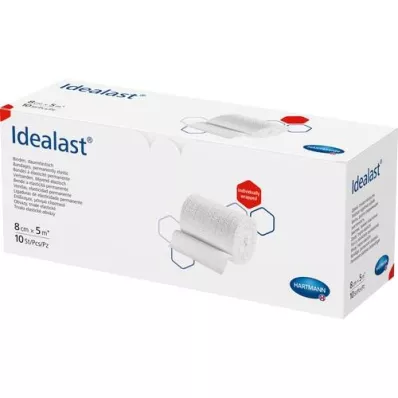 IDEALAST Benda 8 cmx5 m bianca, 1 pezzo